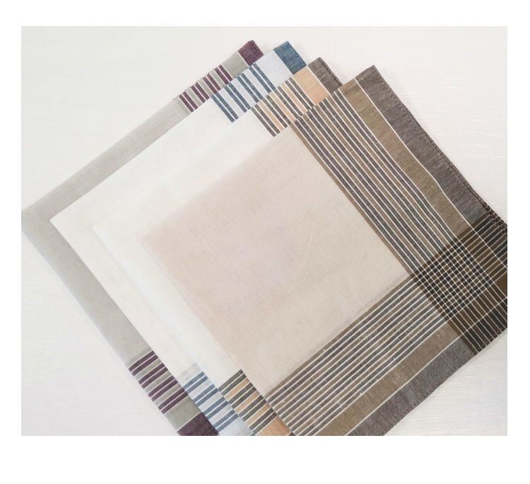 40cm Pure Cotton Vintage Style Handkerchief and Square Towel for Soft and Absorbent Wipes