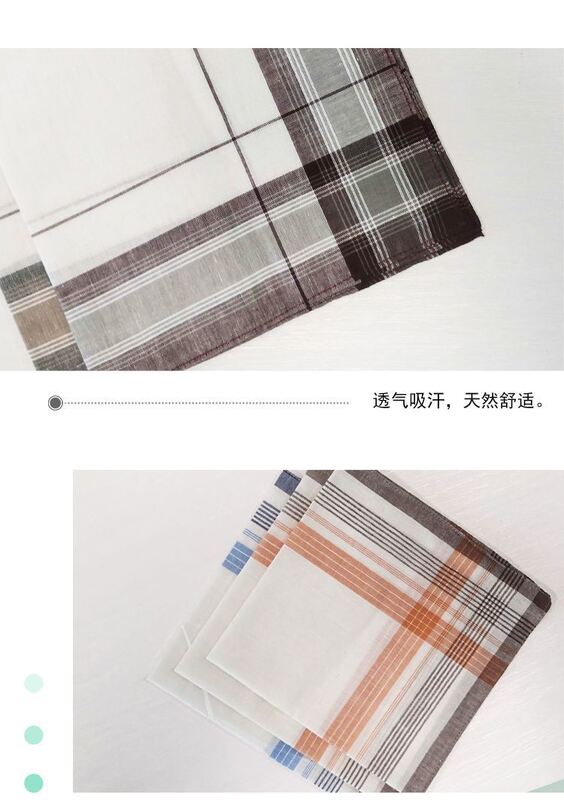 40cm Pure Cotton Vintage Style Handkerchief and Square Towel for Soft and Absorbent Wipes