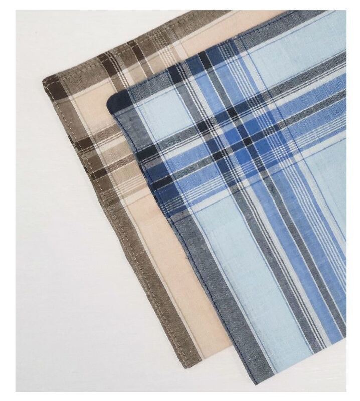 40cm Pure Cotton Vintage Style Handkerchief and Square Towel for Soft and Absorbent Wipes